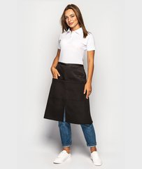 Apron with front slit "Chocolate"