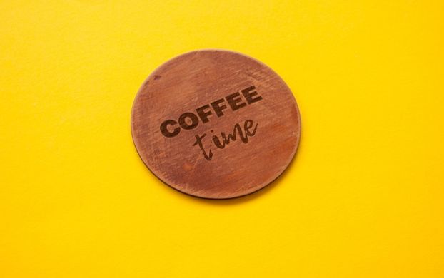 Подставка под чашку "Coffee time" для кафе и ресторанов