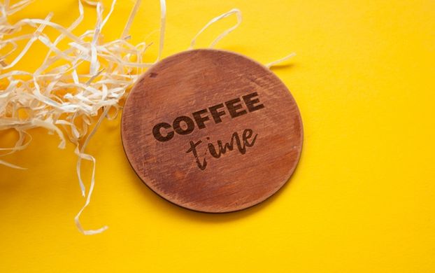 Подставка под чашку "Coffee time"  для кафе та ресторанів